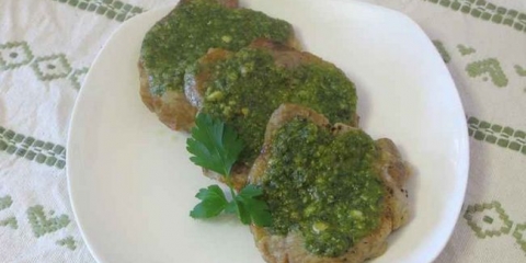 Svinjetina sa pesto sosom