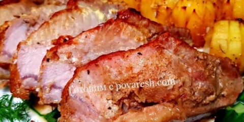 Svinjski odresci u pećnici sa krompirom: korak po korak recept