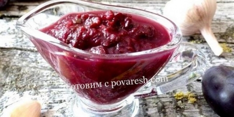 Tkemali iz krasnaya alyci - recept klasični najukusniji