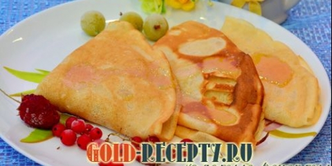 Tanke mliječne palačinke. Palačinke na receptu na mlijeku