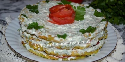 Torta od tikvica sa rajčicom - korak po korak sa kopčenim receptom