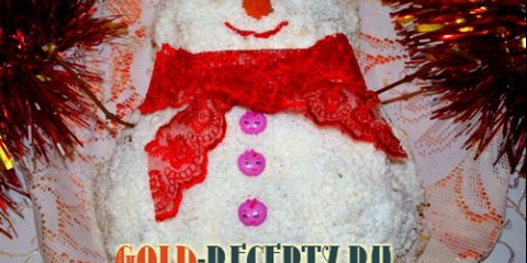 Cake houstovek sa pavlakom snowman