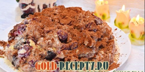 Čokoladni kolač županijske ruševine sa pavlakom