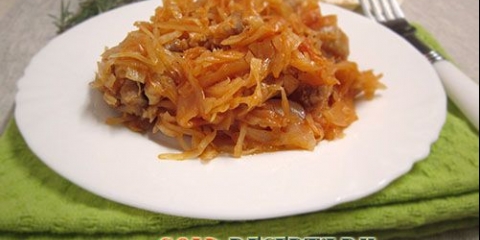 Kupus pirja sa pilećim receptom sa fotografijom