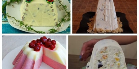 Curd uskrs (kraljevski) bez pečenja kod kuće - 5 recepata za kuhanje