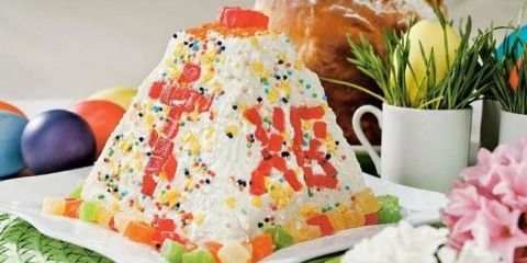 Curd uskrs tsarskaya - klasični surder uskršnji recept bez pečenja
