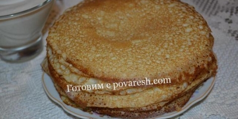 Skuče palačinke u kefiru