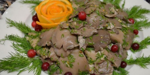 Ostrige sa sirćetom i češkom berlicom za zimu