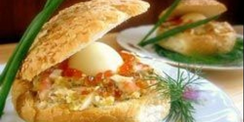 Snack sea shell: užina za svečanu tablicu