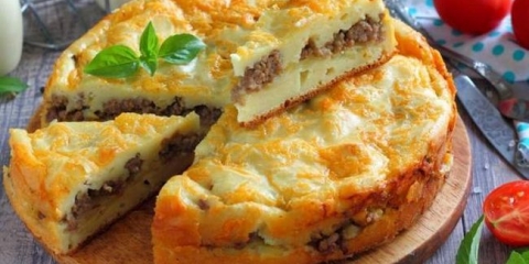 Treperi tortu na kefiru sa mesom - recept nije lakše