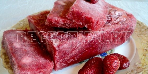 Smrznuta jagoda pire