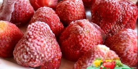 Zamrzavanje jagoda za zimu