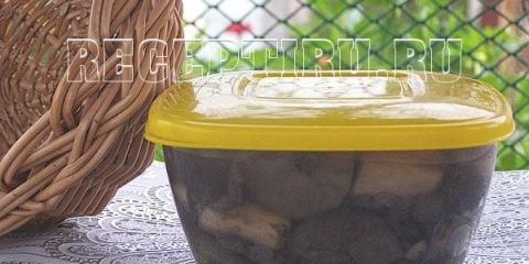 Zamrzavanje kuhanih gljiva