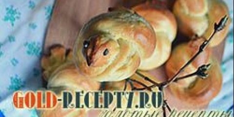 Larks iz tijesta, recepta za mršave peciva